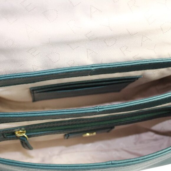 Radley London Mill Bay Teal Stud Flap Over Cross Body Bag - Picture 10 of 11